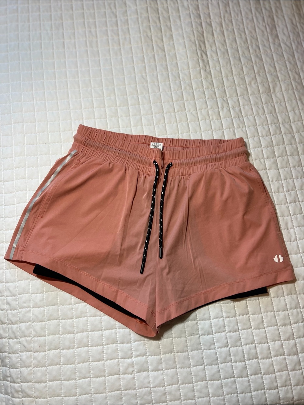 Thrive Societe Women’s Rose Dust Running Shorts with Drawstring